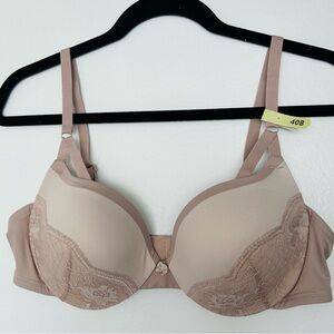 Maidenform Love the Lift Lace Cup Demi Plunge Underwire Push up Bra-Dm9900 40B